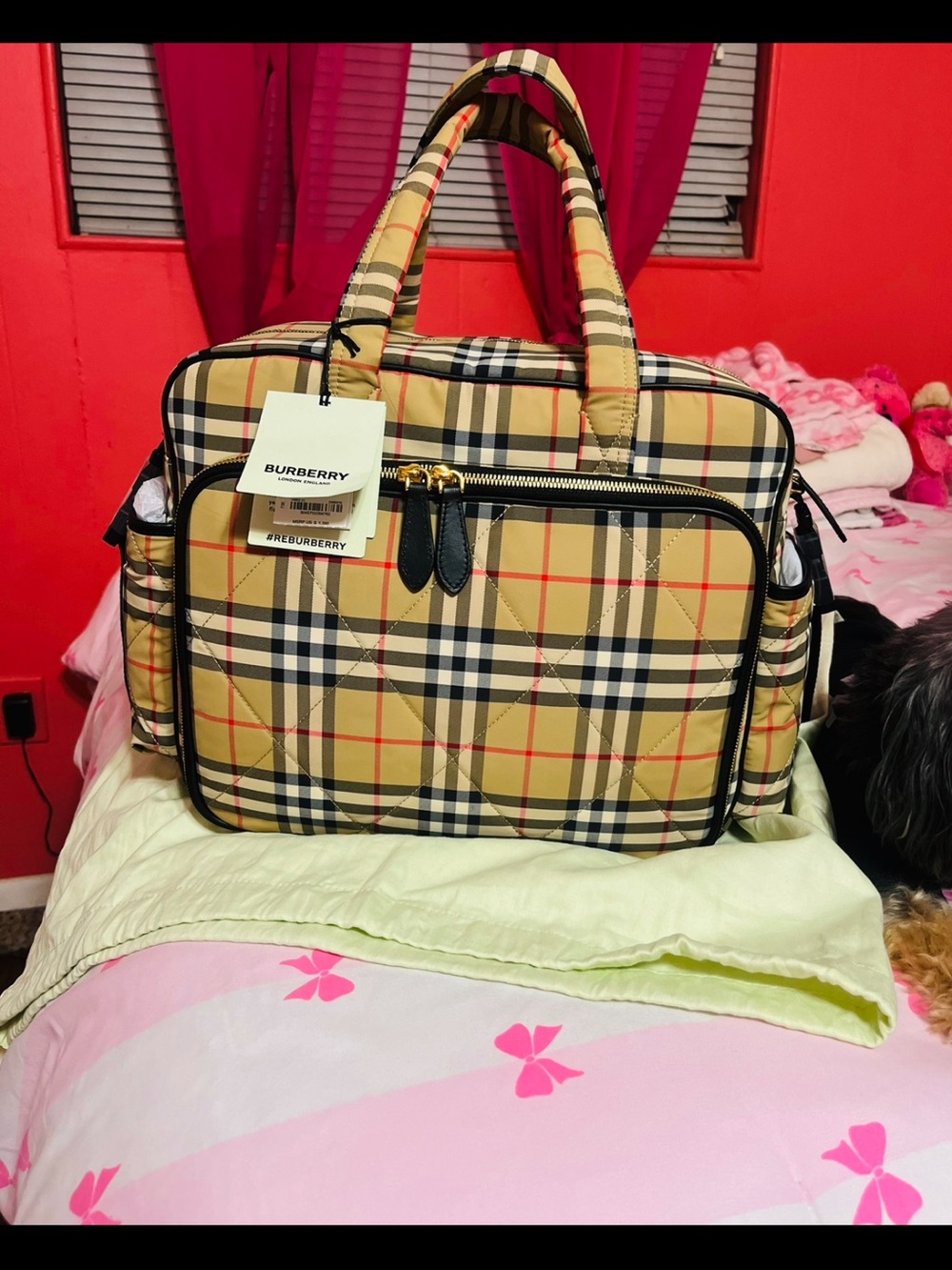 Burberry Diaper Bag